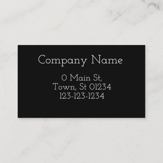 Dalmatische Visitekaartjes voor afdrukontwerp (Achterkant)