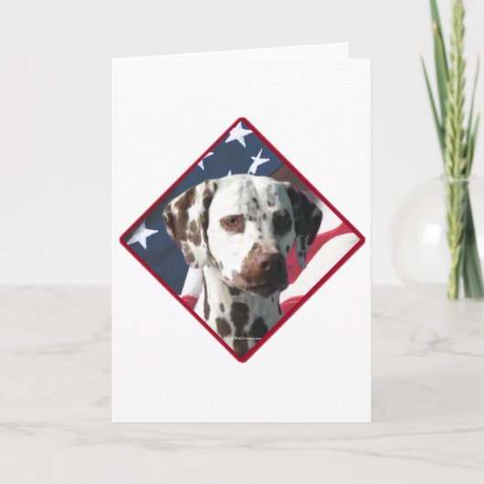 Dalmatische Vlag 2 Feestdagen Kaart (Voorkant)