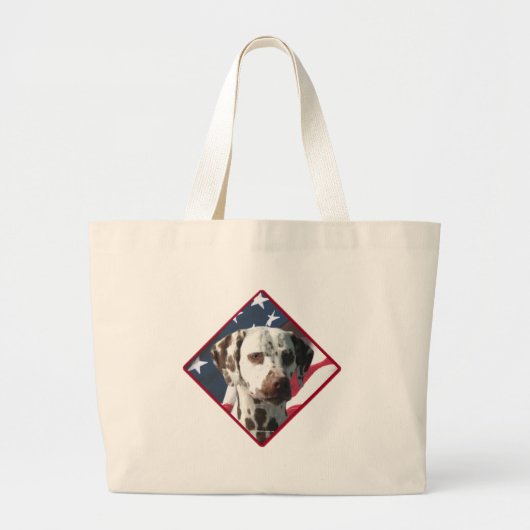Dalmatische Vlag 2 Grote Tote Bag (Voorkant)