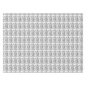 Dalmatische vlekken afdrukken tafelkleed (Voorkant (Horizontaal))