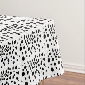 Dalmatische vlekken afdrukken tafelkleed (Voorbeeld)