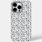 Dalmatische vlekken afdrukken zwart-wit Case-Mate iPhone case (Achterkant)