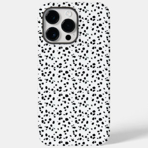 Dalmatische vlekken afdrukken zwart-wit Case-Mate iPhone 14 pro max hoesje