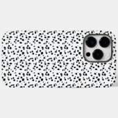 Dalmatische vlekken afdrukken zwart-wit Case-Mate iPhone case (Achterkant (horizontaal))