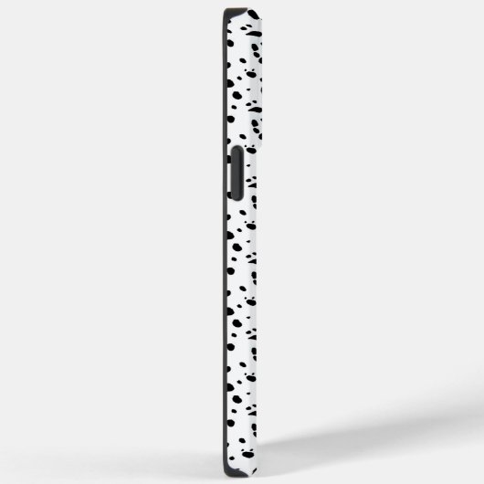 Dalmatische vlekken afdrukken zwart-wit Case-Mate iPhone case (Achterkant / Rechts)