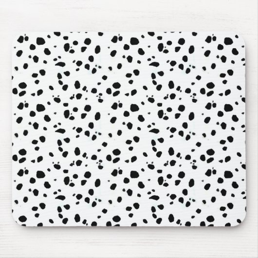 Dalmatische Vlekken, Dalmatische Print, Dalmatisch Muismat (Voorkant)