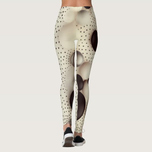 Dalmatische Vlekken Leggings (Achterkant)