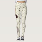 Dalmatische Vlekken Leggings (Voorkant)