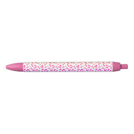 Dalmatische Vlekken Print Patroon Roze Blauwe Inkt Pen