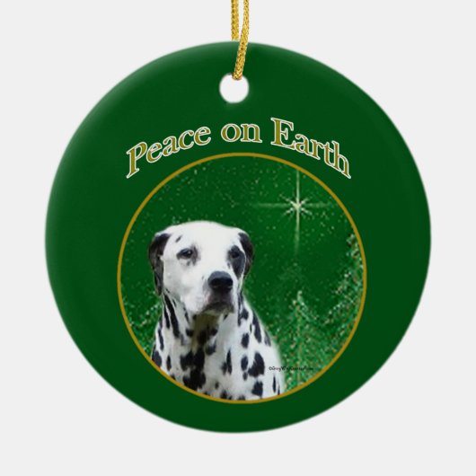 Dalmatische Vrede Keramisch Ornament (Voorkant)