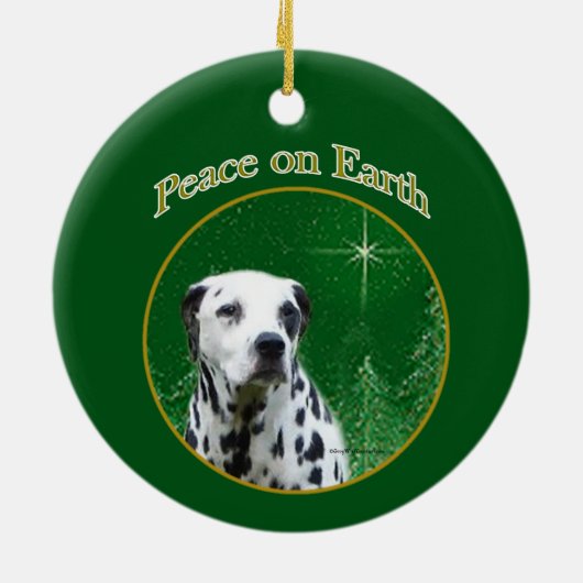 Dalmatische Vrede Keramisch Ornament (Achterkant)
