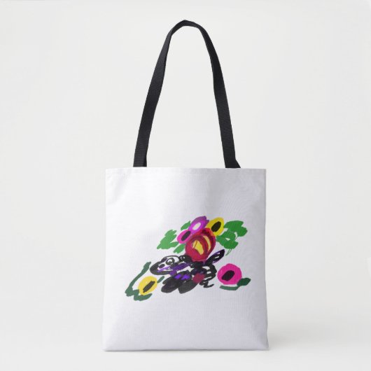 Dalmatische vreugde bloemen tote bag (Voorkant)