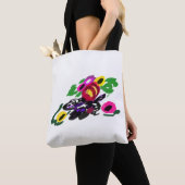 Dalmatische vreugde bloemen tote bag (Dichtbij)