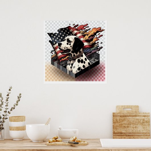 Dalmatische VS Poster (Keuken)