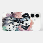 Dalmatische Waterverf Kunst Case-Mate iPhone Case (Achterkant (horizontaal))