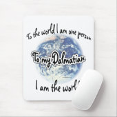 Dalmatische Wereld 2 Muismat (Met muis)