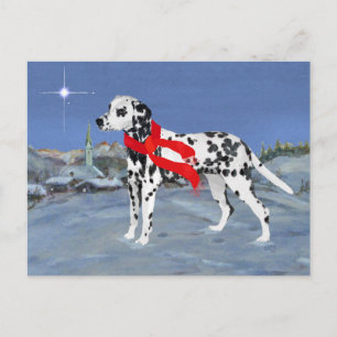 Dalmatische Winter Night Briefkaart
