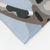 Dalmatische Winter Wonderland Kerstvreugde Fleece Deken (Hoek)