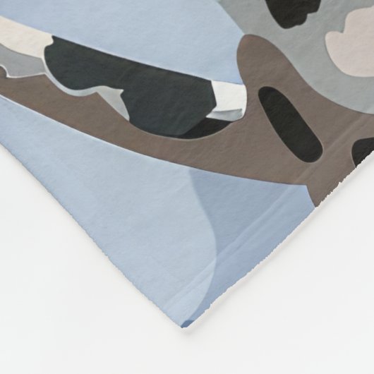 Dalmatische Winter Wonderland Kerstvreugde Fleece Deken (Hoek)