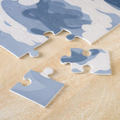 Dalmatische Winter Wonderland Kerstvreugde Legpuzzel (Zijkant)