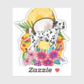 Dalmatische Zomer grappig shirt Sticker (Vel)