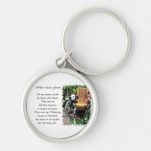 Dalmatische zomertuin sleutelhanger (Voorkant)