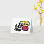 Dalmatische zonnebloemen kaart (Gele Bloem)