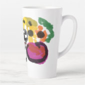 Dalmatische zonnebloemen latte mok (Rechts)