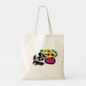 Dalmatische zonnebloemen tote bag (Achterkant)