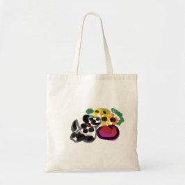 Dalmatische zonnebloemen tote bag