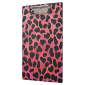 Dalmatische zwarte en rode afdrukken klembord (Links)