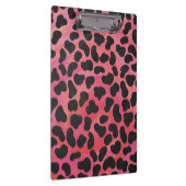 Dalmatische zwarte en rode afdrukken klembord (Rechts)