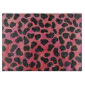 Dalmatische zwarte en rode afdrukken snijplank (Voorkant)