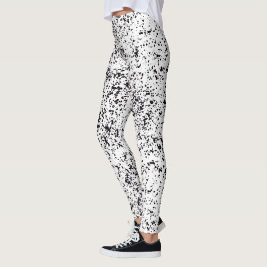 Dalmatische zwarte Leggings (Links)