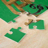 Dalmie kerstpuzzel met de naam van het kind. legpuzzel (Zijkant)