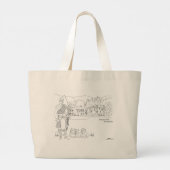 Dalmunzie Castle, Highlander, Westies Canvas tas (Achterkant)