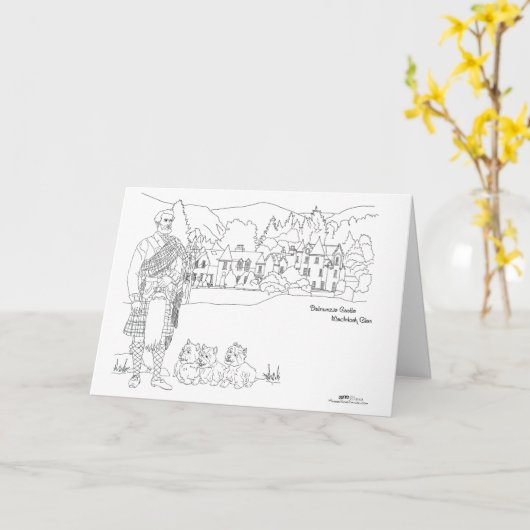 Dalmunzie Castle Kaart (Gele Bloem)