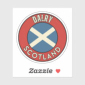Dalry, Schotland Sticker (Vel)