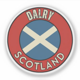Dalry, Schotland Sticker