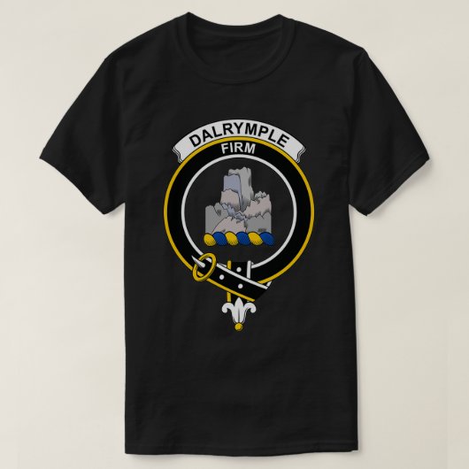 Dalrymple Crest Tartan Clan Scottish Clan T-shirt (Design voorkant)