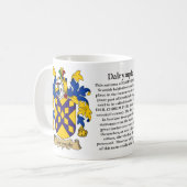 Dalrymple, de Origin, de Betekenis en de Crest Koffiemok (Voorkant links)