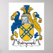 Dalrymple Family Crest Poster (Voorkant)