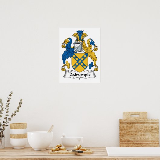 Dalrymple Family Crest Poster (Keuken)