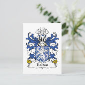 Dalton Family Crest Briefkaart (Staand voorkant)