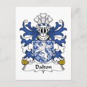 Dalton Family Crest Briefkaart (Voorkant)