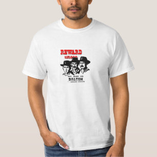 Dalton Gang Brothers Modern wilde poster afbeeldin T-shirt