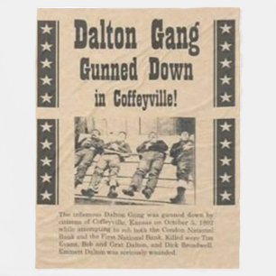 DALTON GANG Fleece Blankets