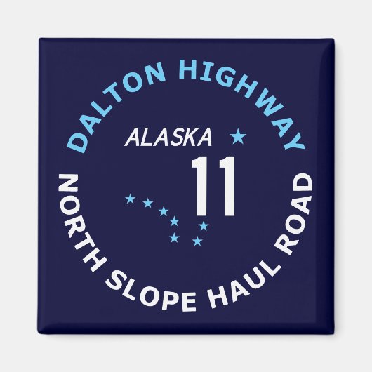 Dalton Highway, North Slope Haul Road Magneet (Voorkant)
