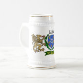 Dalton Irish Shield Gepersonaliseerde Bier Stein Bierpul (Voorkant links)
