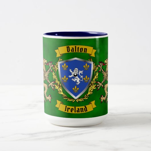 Dalton Irish Shield & Griffins Tweekleurige Koffiemok (Center)